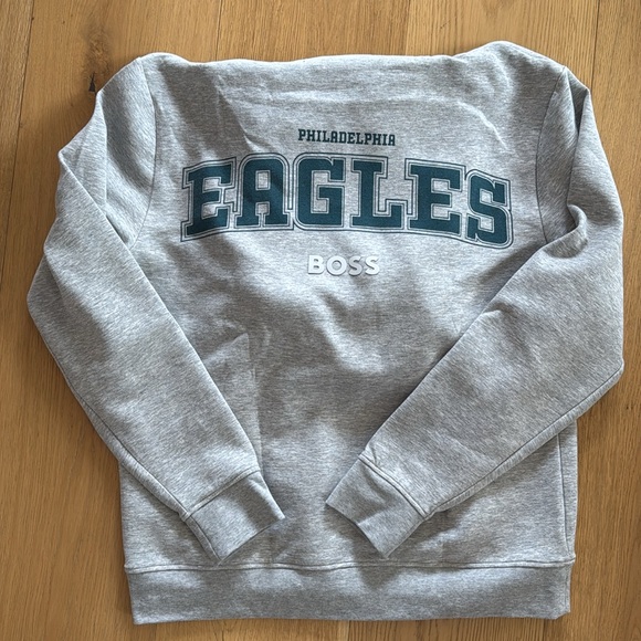 Philadelphia Eagles BOSS X NFL Men's Interlock Hoodie - Picture 4 of 4